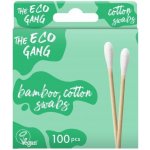 The ECO GANG Bambusové vatové tyčinky bílé 100 ks – Zboží Dáma