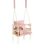 Kruzzel 18027 Interiérová houpačka 3v1 růžová – Zboží Dáma