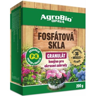AgroBio Kouzlo Přírody FOSFÁTOVÁ SKLA prášek 200 g – Sleviste.cz
