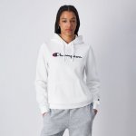 Champion dámská mikina Big Logo Slim Fit White – Zboží Mobilmania