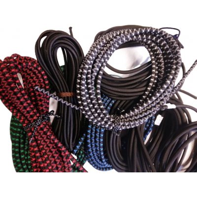 VÝPRODEJ LANA Různé: Gumolano 8mm černá, délka 4,5m – Zboží Mobilmania