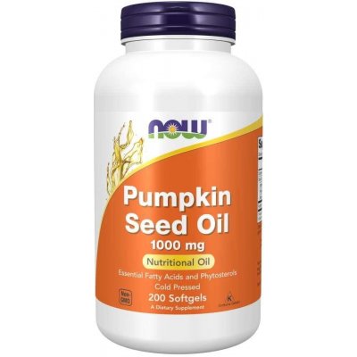 Now Foods Dýňový Olej Pumpkin Seed Oil 1000 mg 250 kapslí – Hledejceny.cz