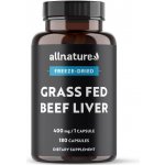 Allnature Grass Fed Beef Liver 180 kapslí – Hledejceny.cz