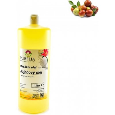 Purelia přírodní masážní olej jojoba 1 l