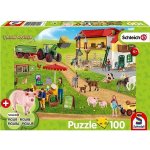 SCHMIDT Schleich Farma s prodejním stánkem + figurka Schleich 100 dílků – Zboží Mobilmania