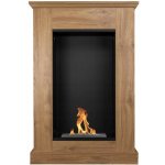 Biokominki GMT Volně stojící biokrb 71 x 101 x 20 cm hnědý – Zboží Dáma