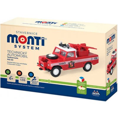 SEVA Monti System 03 Auto Land Rover TEAM 21 stavebnice MS03 0101-3 3 – Zbozi.Blesk.cz