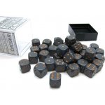 Chessex Sada 36 kostek D6 12 mm tmavě šedá/měděná – Zboží Živě