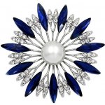 Gaira brož Květ 312177 modrá – Hledejceny.cz