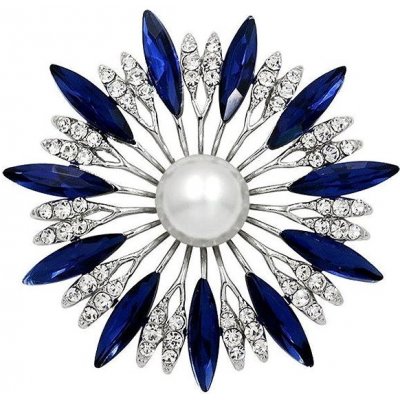 Gaira brož Květ 312177 modrá – Hledejceny.cz