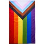 Mister B Progress Pride Flag progresivní pride vlajka 90 x 150 cm – Zboží Dáma