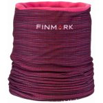 Finmark multifunkční šátek vínová bílá – Zboží Dáma