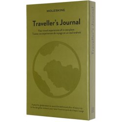 Moleskine Zápisník Passion Travel Journal tvrdé desky L, khaki A5 200 listů