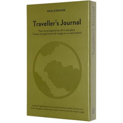 Moleskine Zápisník Passion Travel Journal tvrdé desky L, khaki A5 200 listů – Zbozi.Blesk.cz