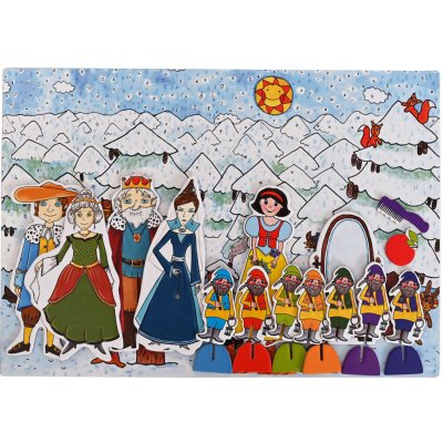 Marionetino Loutky a kulisy k pohádce Sněhurka a sedm trpaslíků – Zboží Dáma