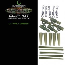 Gardner Covert Clip Kit C-thru průhledně zelené 5ks