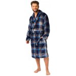 Pánský župan KEY 431 jeans-kostkovaný vzor – Zbozi.Blesk.cz