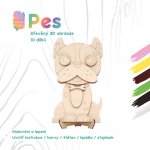 WoodBorn Pes Dřevěná 3D omalovánka – Hledejceny.cz