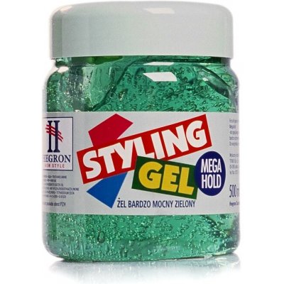 Hegron Mega Hold Hair Styling Gel Green stylingový gél 500 ml – Zboží Mobilmania