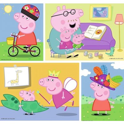 Trefl Mini 56000 Peppa Pig 4 x 20 dílků