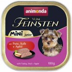 Animonda Vom Feinsten Mini Junior krůta telecí jablko 100 g – Zboží Mobilmania