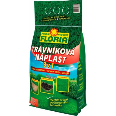 Agro Floria Trávníková náplast 3 v 1 1 kg – Zbozi.Blesk.cz