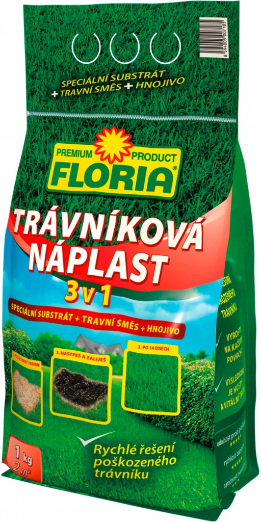 Agro Floria Trávníková náplast 3 v 1 1 kg