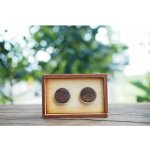 Wood Style manžetové knoflíčky ořech – Zboží Dáma Wood Style manžetové knoflíčky ořech – Zboží Dáma