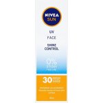 Nivea UV Face Shine Control Cream zmatňující pleťový krém na opalování SPF30 50 ml – Hledejceny.cz