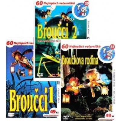 Broučci 1-2 + Broučkova rodina - kolekce DVD – Zboží Mobilmania