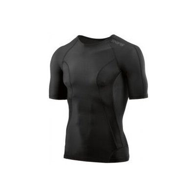 Skins DNAmic Mens Top Short Sleeve black kompresní černá – Zbozi.Blesk.cz