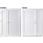 Soft dvoukřídlé plné bílá pravé 150 x 200 cm – Hledejceny.cz