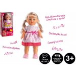 Teddies Barunka chodící a zpívající plast 42 cm na baterie se zvukem 21x44x11 cm – Zboží Dáma