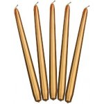 Svíčka kónická - metalická zlatá - 29 cm – Zboží Mobilmania