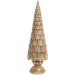 Mosazný antik dekorační vánoční stromek Willon Ø 6*20 cm Chic Antique – Hledejceny.cz
