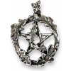 Přívěsky Drakkaria DUBOVÝ PENTAGRAM stříbrný přívěsek P36061