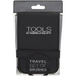 Gabriella Salvete Tools Travel Set Of Brushes sada kosmetický štětec na pudr + kosmetický štětec na tvářenku + kosmetický štětec na oční stíny + kosmetický štětec na rtěnku+ pouzdr – Sleviste.cz