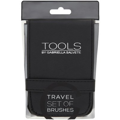 Gabriella Salvete Tools Travel Set Of Brushes sada kosmetický štětec na pudr + kosmetický štětec na tvářenku + kosmetický štětec na oční stíny + kosmetický štětec na rtěnku+ pouzdr – Zbozi.Blesk.cz