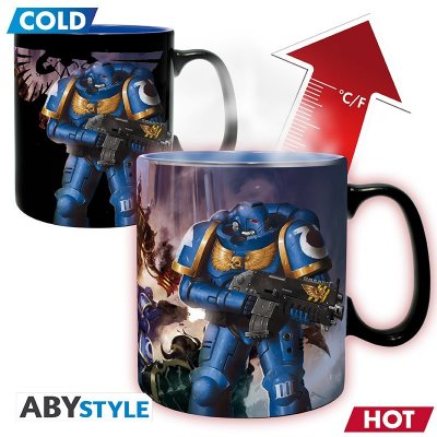 ABYstyle Hrnek Warhammer 40000 Loyalist vs Traitor měnící se 460 ml – Zboží Mobilmania