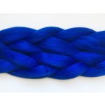 100% Kanekalon jumbo braid Barva: BLUE (blue, výrazná modrá) – Zboží Dáma
