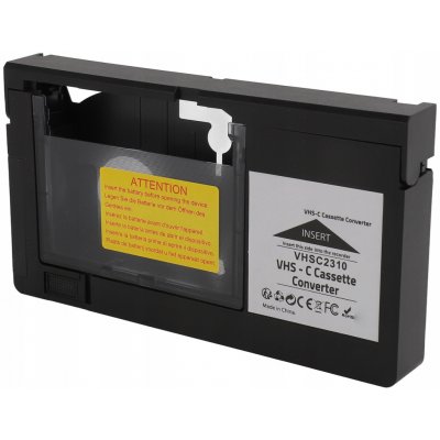 Adaptér pro videokazety konvertor kazet S-VHS-C/S-VHS – Hledejceny.cz
