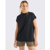 Dámská Trička Thinking MU Basic Black Volta T-Shirt BLACK