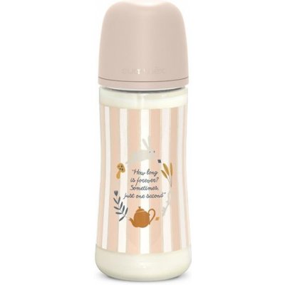 Suavinex Wonderland kojenecká láhev fyziologický průtok růžová 360 ml – Zboží Dáma