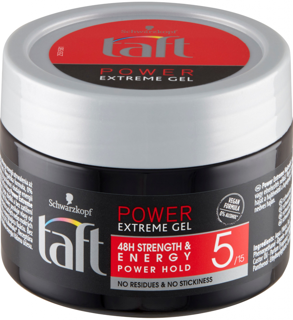 Taft Power Extreme gel 250 ml od 109 Kč - Heureka.cz