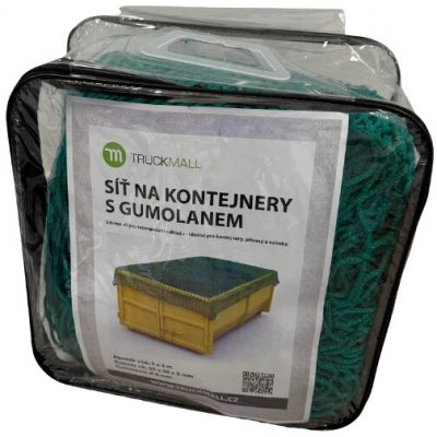 Krycí síť na kontejnery 3,5 x 5 m s gumolanem – Hledejceny.cz
