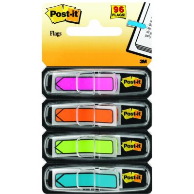 Post-it Záložky Post-it, šipky, mix 4 neonových barev – Zbozi.Blesk.cz