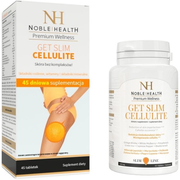Doplněk stravy Noble Health Get Slim Cellulite 45 tablet