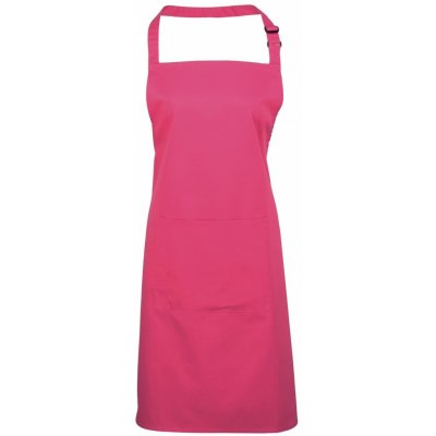 Premier Workwear Keprová pracovní zástěra s kapsou z kolekce Colours Collection růžová výrazná Pantone 214c 72x86cm PW154 – Hledejceny.cz