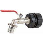 vodafree Redukce IBC nádrže zahradní kohout 1" Rozměr spodního závitu nádrže: JEMNÝ 62 mm – Zboží Mobilmania