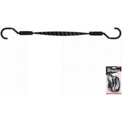 BRADAS® Bungee Cord Flat Hook upínací guma 2 ks 100 cm BCH5-18100BC-B – Hledejceny.cz